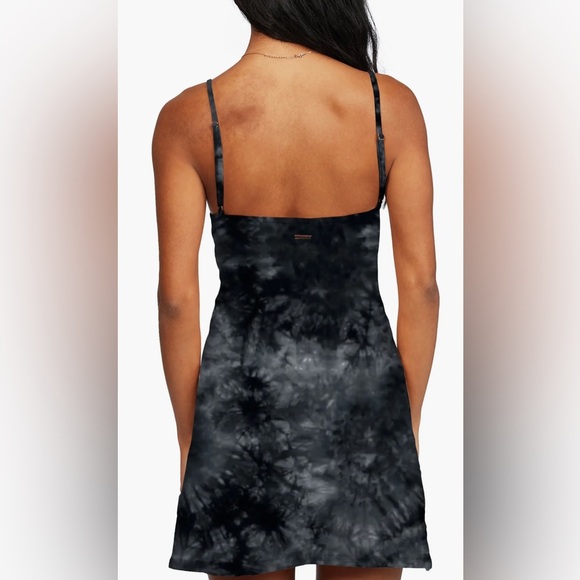 NWT - Billabong Easy on Me Mini Dress in Black - Size M (US 10) - Picture 2 of 3
